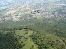 vista aerea decollo sud-ovest e atterraggio Monte Maddalena Brescia
